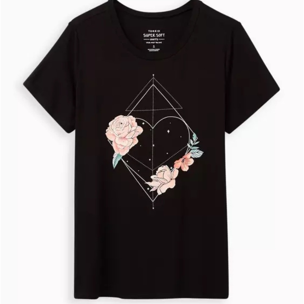 Torrid Black Super Soft Knit Tee